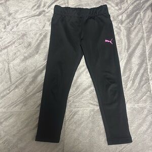Puma XXS Girls Black Leggings
